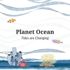 World Oceans Day 2023. Planet Ocean: tides are changing
