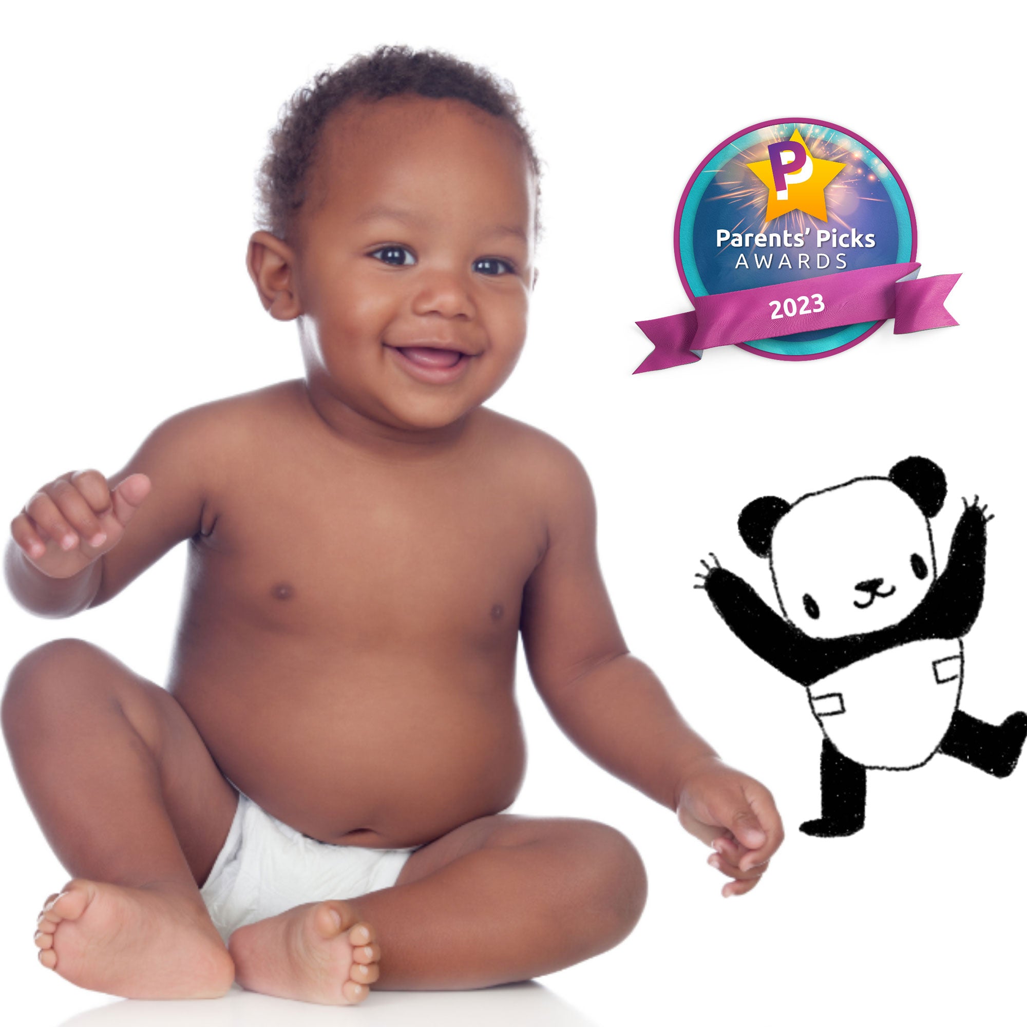 Clear Dry Natural Disposable Diaper Pants