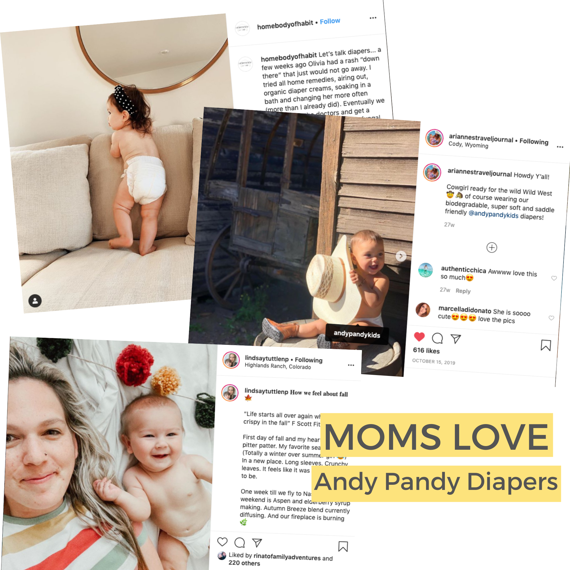 Bamboo Diapers Eco Friendly Diapers Skin Friendly Antibacterial Andy Pandy Kids